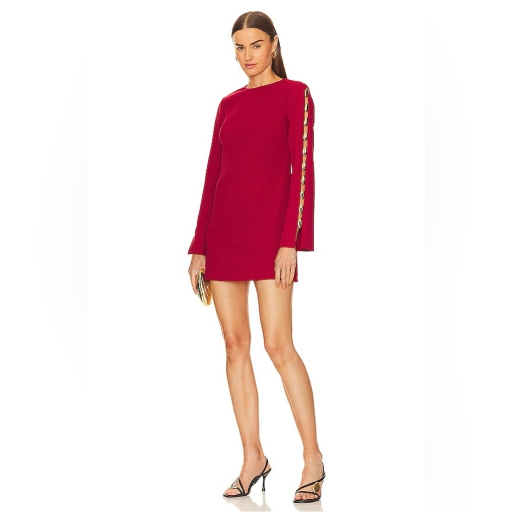 SIMKHA Joisian Mini Dress in Carmine Designer Formal Size US 4 Classic